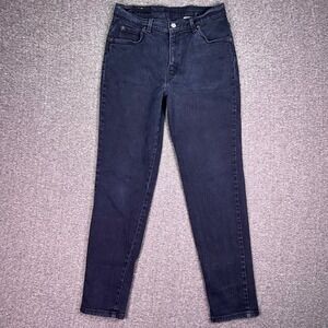 VTG 90s Levis 912 Jeans Womens 10 Black Grunge Orange Tab Slim Tapered High Rise